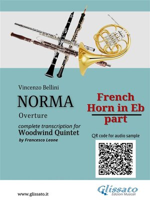 cover image of Eb Horn part of "Norma" for Woodwind Quintet